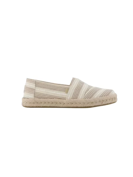 Lniane espadryle Toms klasyczne beżowe