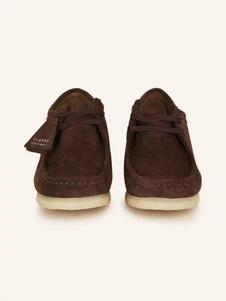 Clarks Originals Botki Zamszowe Wallabee braun