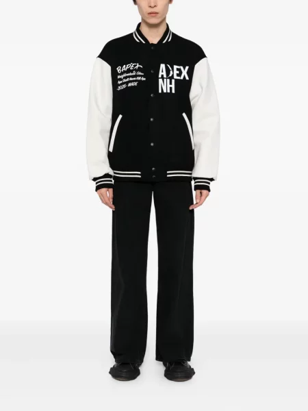 Geacă bomber A Bathing Ape® cu broderie negru