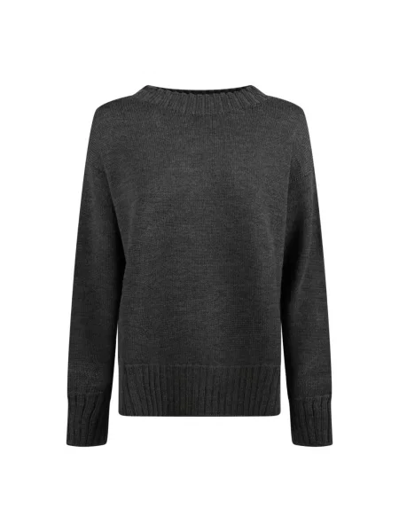 Sweter Drumohr wełniany szary