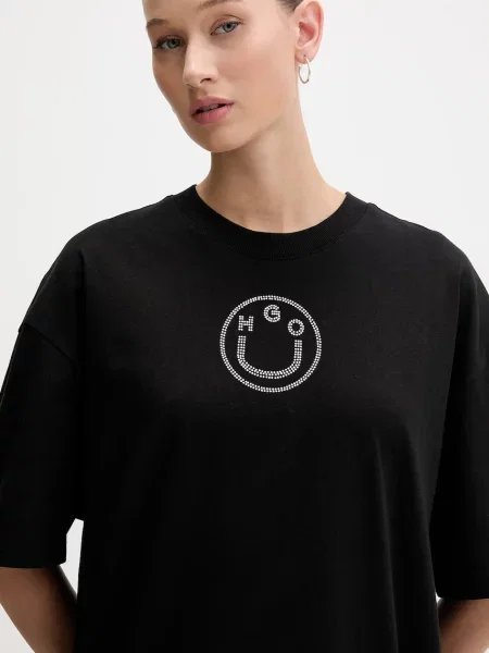 Футболка Hugo Blue Oversized синя