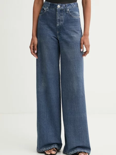 Rag & Bone pantaloni pentru femei din albastru