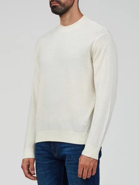 Свитер Emporio Armani бежевый