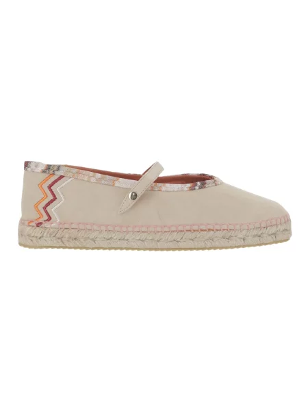 Missoni espadryle zamszowe Lola beżowy
