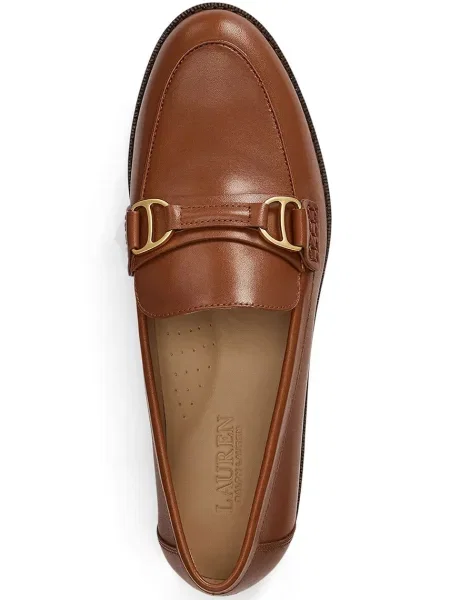 Lauren Ralph Lauren Кожени мокасини Tasha Loafer кафяво