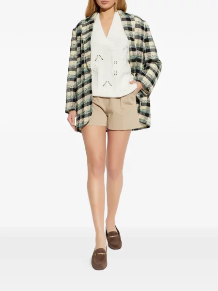 Pantaloni scurți Max Mara plisate