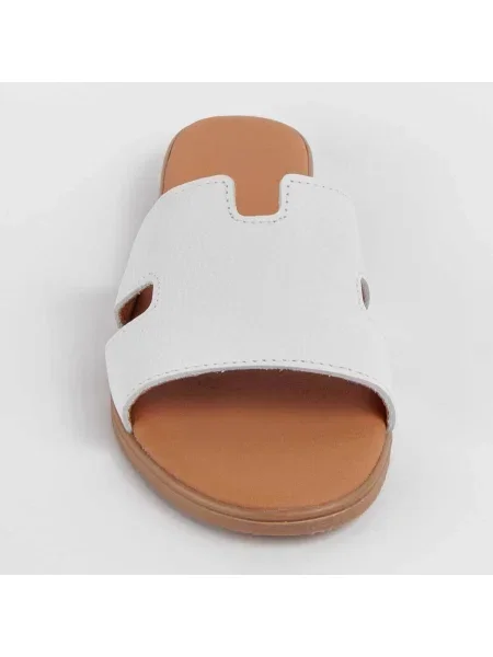 Pantofi Purapiel alb
