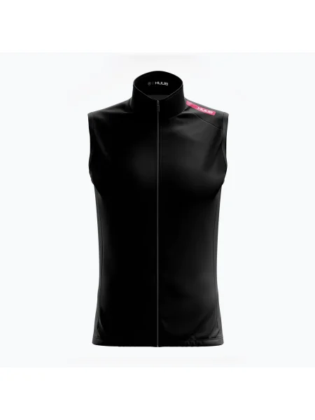 Olcsóbban. Férfi kerékpáros mellény HUUB Eternal black/red. Méret: L fekete