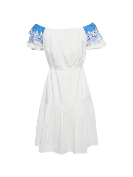 Rochie mini Peter Pilotto cu broderie alb