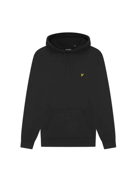 Bluza z kapturem Lyle & Scott z kapturem czarna