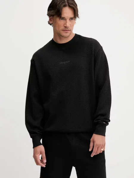 Dukserica Tommy Jeans bez uzorka crna