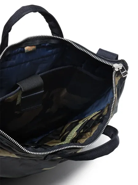 Geantă Porter-yoshida & Co. cu model camuflaj verde