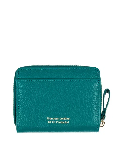 Кожаный кошелек Ashwood Leather зеленый
