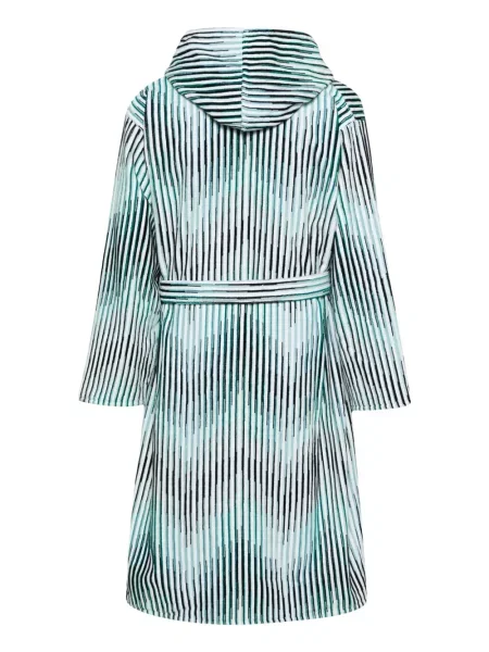 Briaunotas chalatas Missoni Home mėlyna