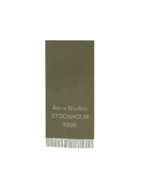 Szal Acne Studios zielona