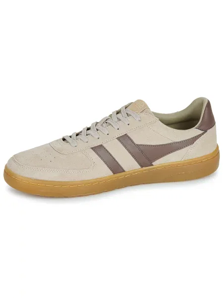 Pantofi Gola din piele de căprioară bej