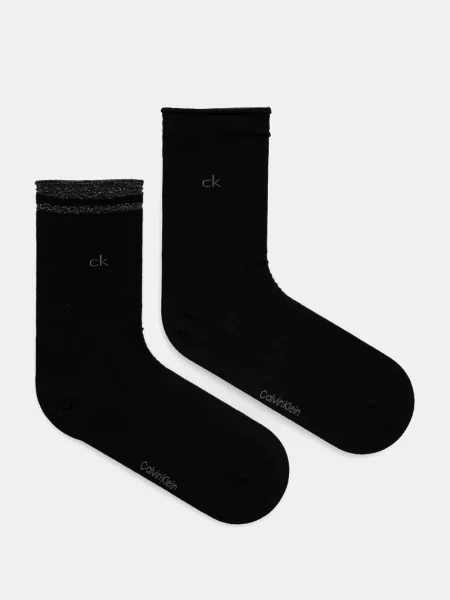 Чорапи Calvin Klein 4 чифта черно