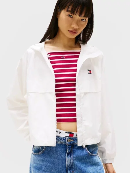 Джинсовая куртка Tommy Jeans белая