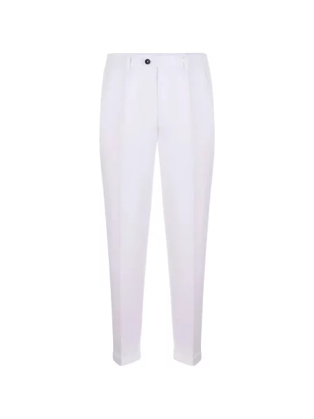 Pantaloni Devore alb
