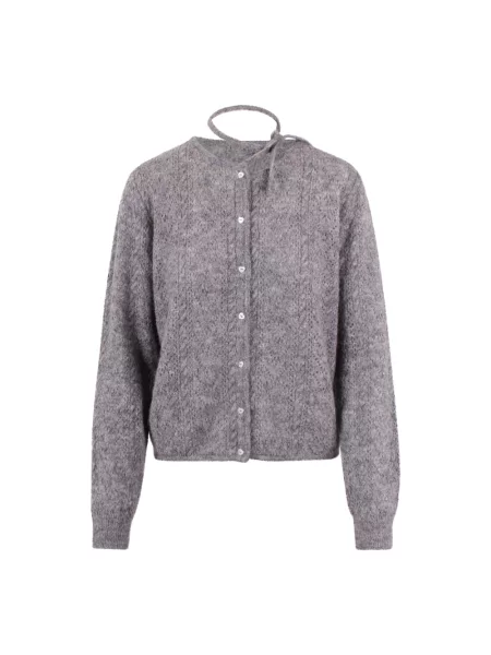 Kardigan Marco Rambaldi pleciony szary