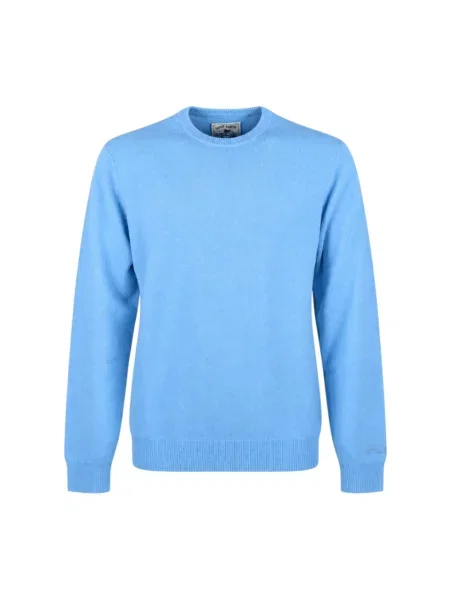 Sweter Mc2 Saint Barth wełniany niebieski