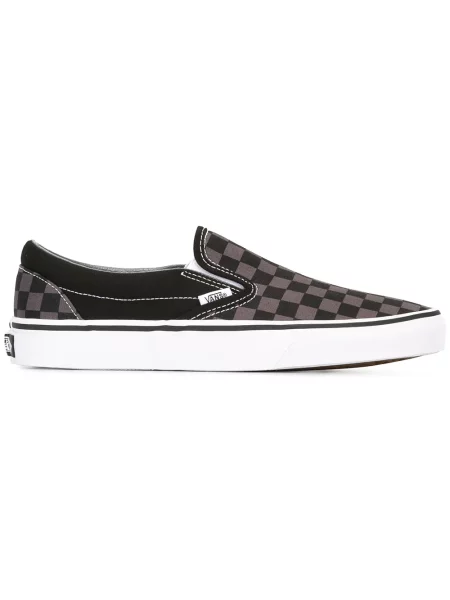 Papuci de casă Vans în carouri gri