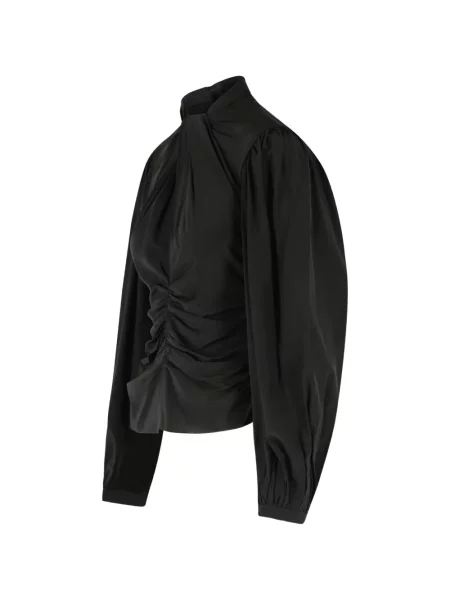 Bluză Isabel Marant de mătase negru
