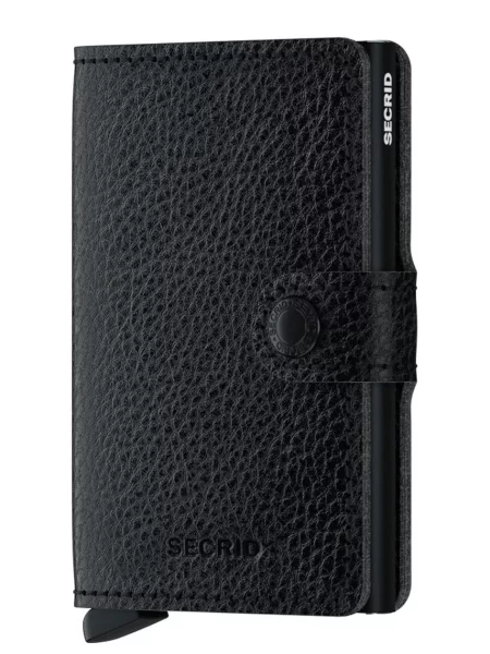 Portofel Secrid Miniwallet și maro negru