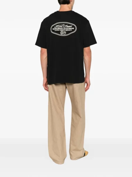 Tricou Les Deux cu imagine negru