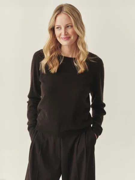 TATUUM Pulover PRESLEY ciocolatiu