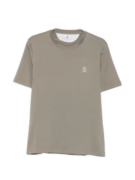 Tricou Brunello Cucinelli cu imagine verde
