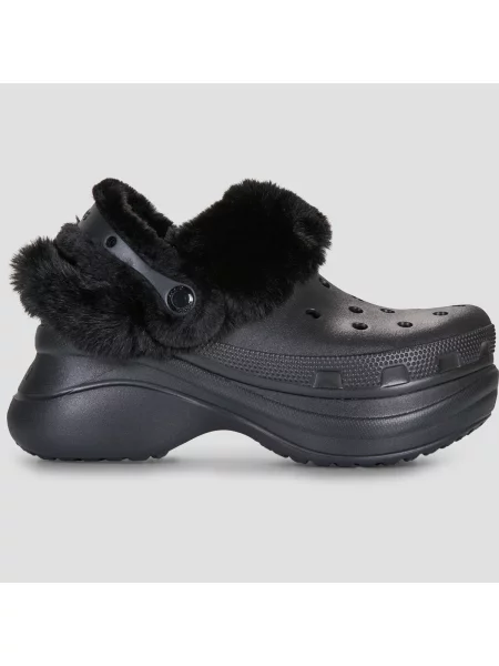 Crocs papucs Bae Lined Clog fekete