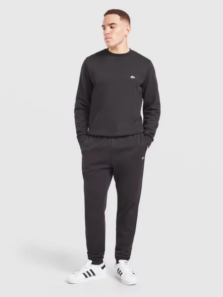 Lacoste Bluza Dbl Knit Sweat czarna