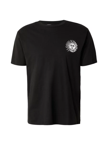 Volcom Tricou Mazatlan roz / negru alb