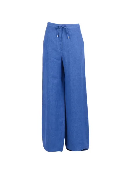 Pantaloni Max Mara cu cordon albastru