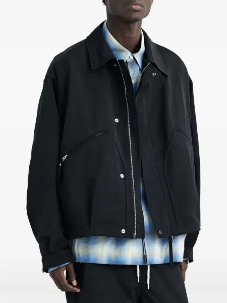 Geacă Solid Homme negru