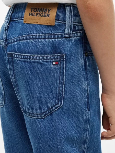 Tommy Hilfiger дънки straight за деца STRAIGHT синьо