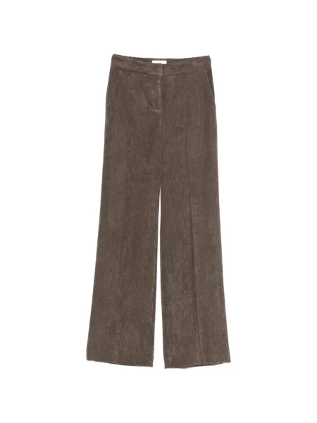 Pantaloni Via Masini 80 de catifea cord maro
