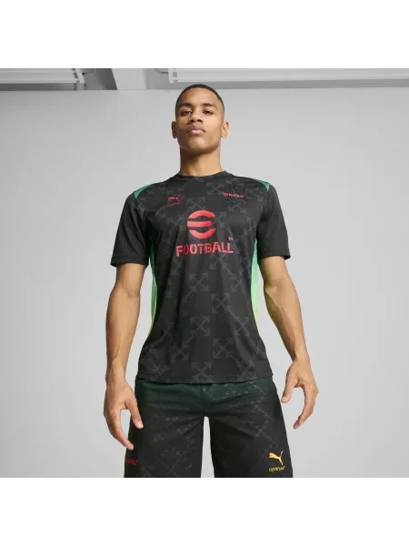 Koszulka przedmeczowa AC MILAN × OFF-WHITE™ biała