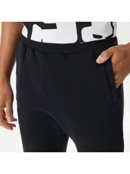 Lacoste Spodnie Dresowe Relaxed Fit czarny
