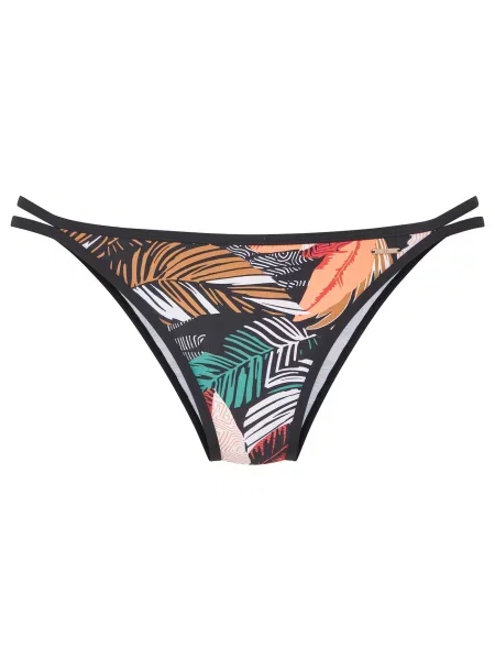 SUNSEEKER Slip costum de baie verde smarald / portocaliu caisă / negru alb