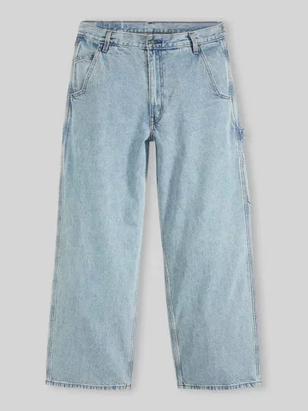 Spodnie z szerokimi nogawkami krój baggy jeansy z czystej bawełny model UTILITY' Levi's