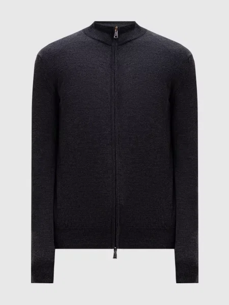 Кардиган з вовни мериноса Cashmere&whiskey сірий