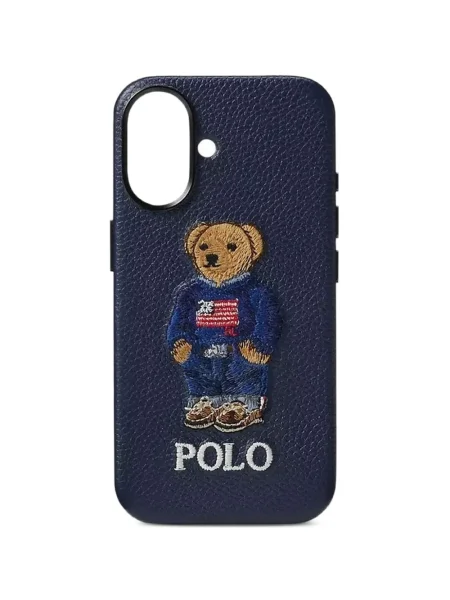 Prugasta kožna polo majica Polo Ralph Lauren na dvostruko kopčanje ružičasta