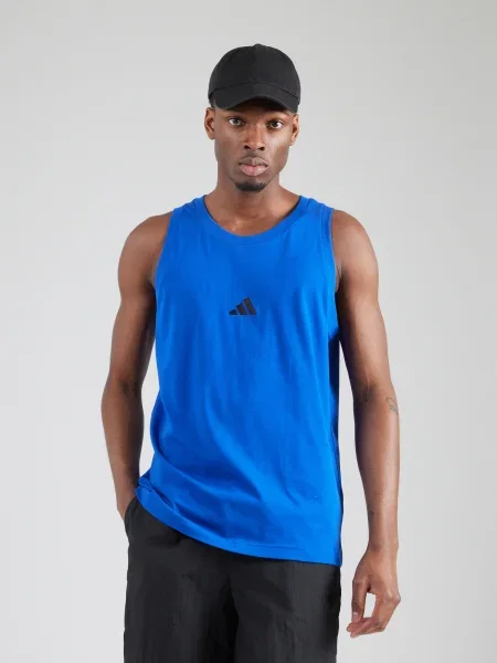 ADIDAS SPORTSWEAR Funkcionalna majica modra črna