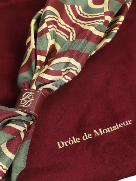 Fular Drole De Monsieur cu imagine roșu