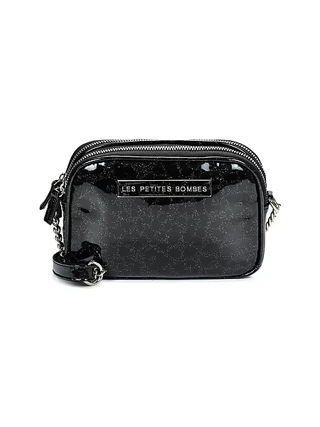 Crossbody torbica Les Petites Bombes črna