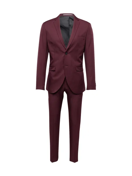 Jack & Jones Premium Oblek JPRCOSTA vínově červená