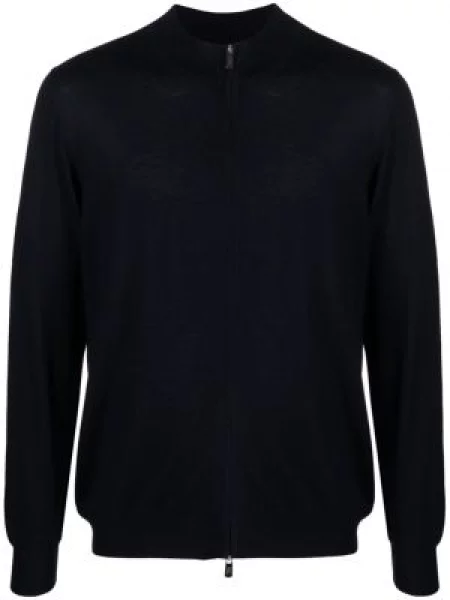 Cardigan Fedeli de lână albastru