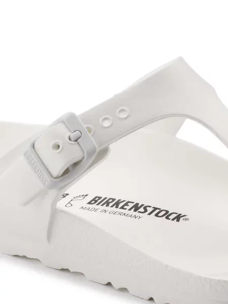 В'єтнамки Birkenstock Gizeh Eva на плоскому ходу білий